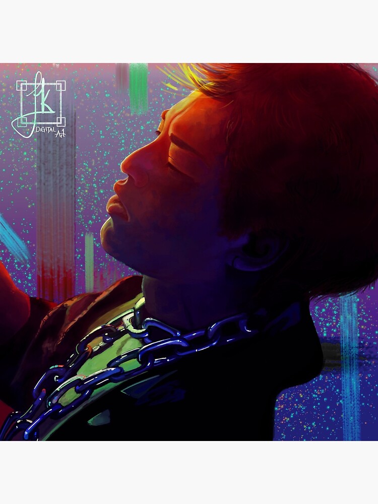 Joji Neon Skyline Stylish Shower Curtain - Image 2