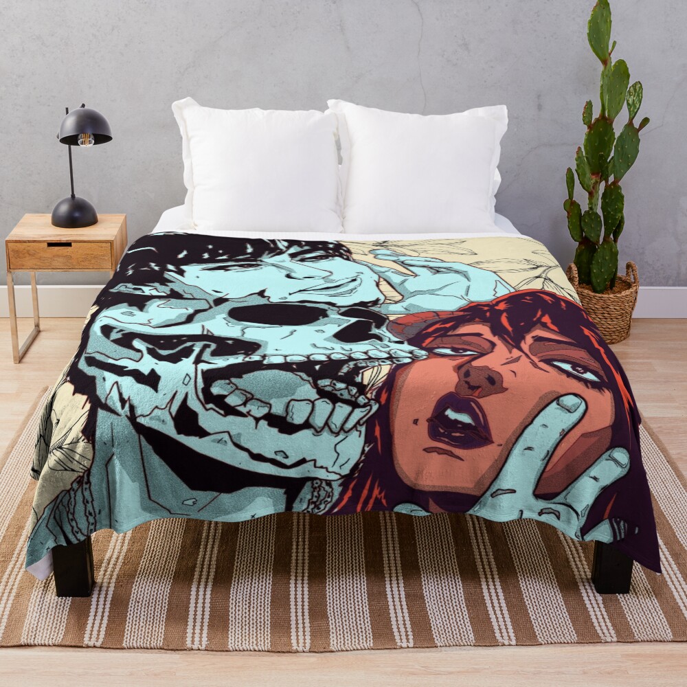 Demons With Joji Throw Blanket