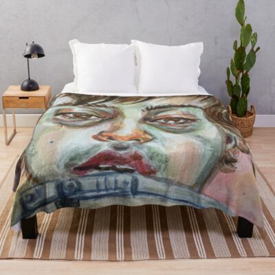 Joji Frog Boy Throw Blanket