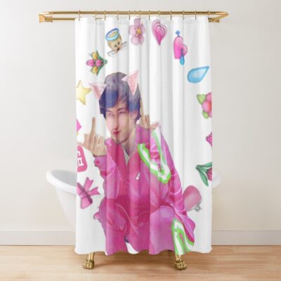 Joji Neko Shower Curtain
