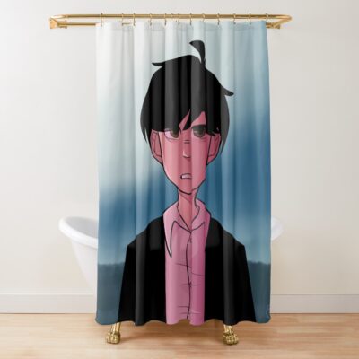 Run Neon Skyline Stylish Shower Curtain