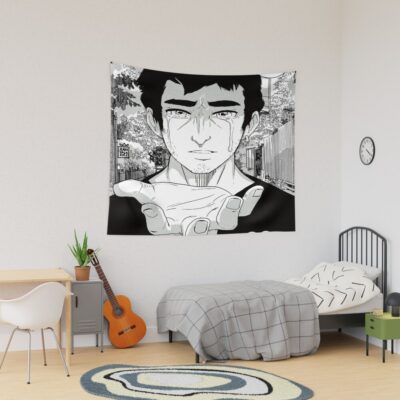 Manga Panel Joji Crying No Words Tapestry