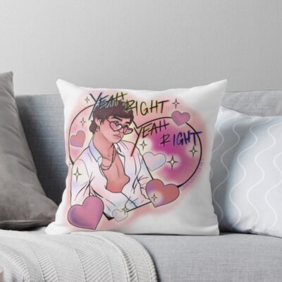Yeah Right Yeah Right Throw Pillow