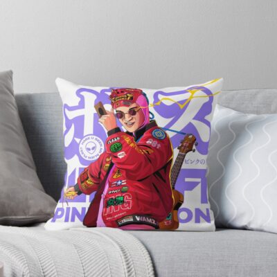 Pink Guy Throw Pillow